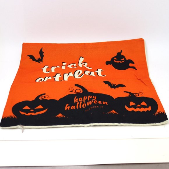 Halloween Pillow Covers 16 X 16 Set of 4 Pack Fall Throw Pillow Cases - Picture 2 of 5